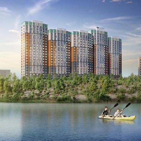 Апартаменты В Жк Laketown На Берегу Озера Almaty Eksteriør bilde